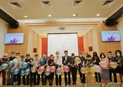 五四乒乓球團體邀請賽開球儀式